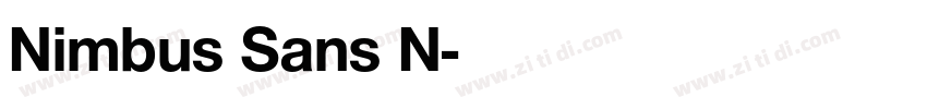 Nimbus Sans N字体转换 Nimbus Sans N字体转换